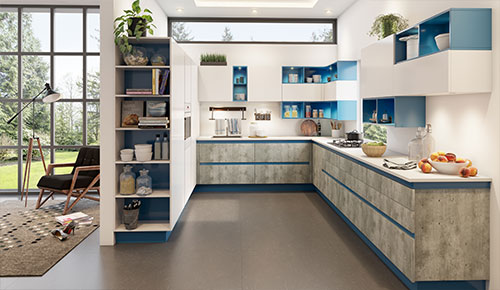 C-Shape Kitchen