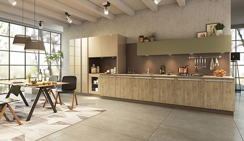 Straight Kitchen